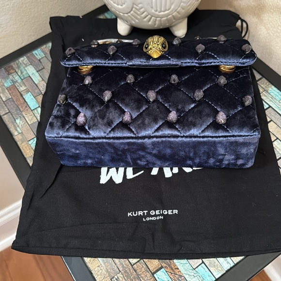 Kurt Geiger London
Mini Kensington Velvet Tonal Jewel Crossbody Bag - Picture 15 of 16